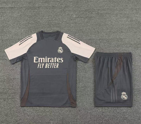 Maillot + short Real Madrid Gris foncé 24/25