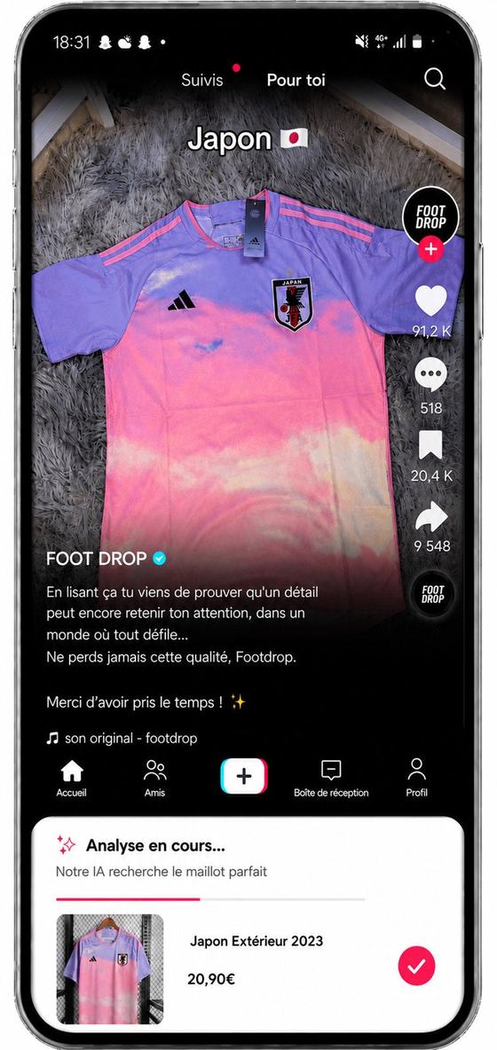 Recherche par photo FootDrop