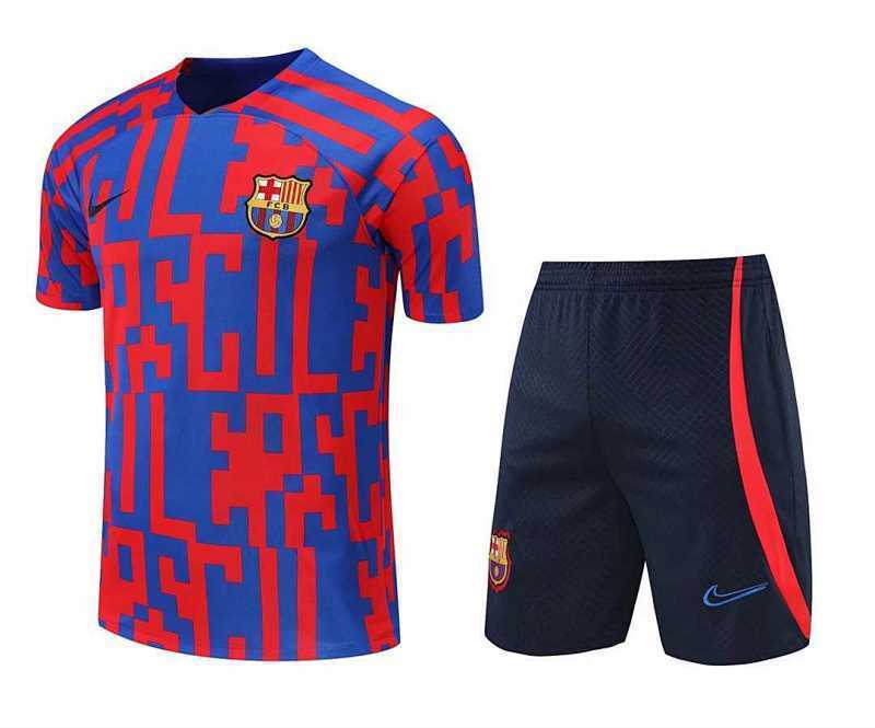 Ensemble FC Barcelone Rouge&Bleu Prématch 22/23