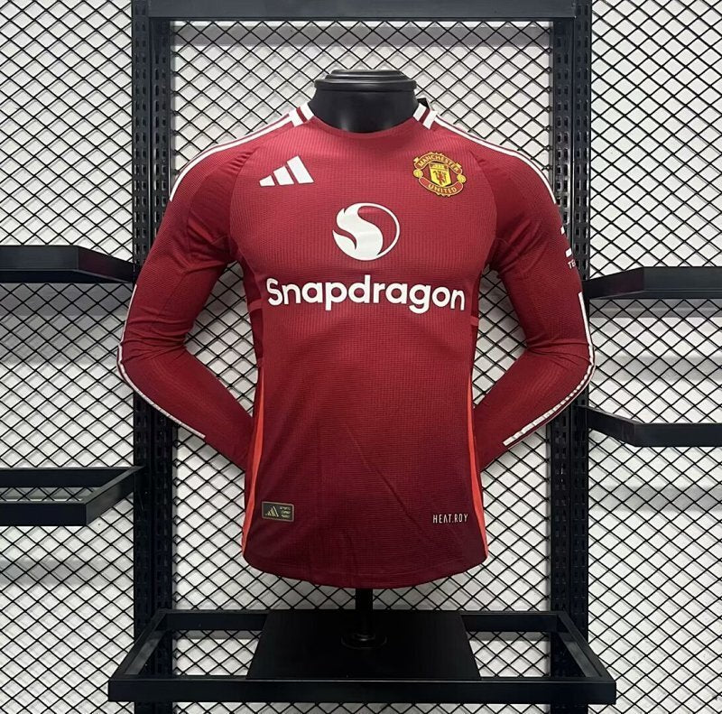 Maillot Manchester United Domicile Manches Longues 24/25