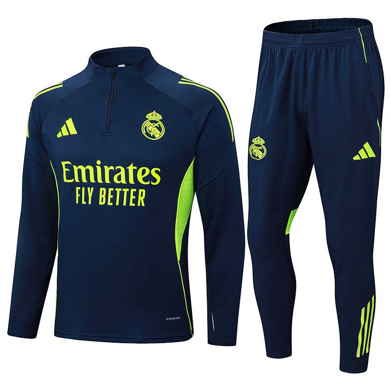 Survêtement Real Madrid Marine&Vert 25/26