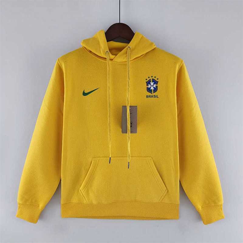 Survêtement Brazil Hoodie Yellow 25/26
