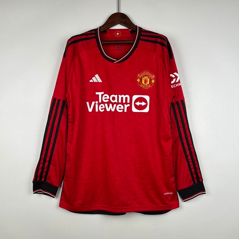 Maillot Manchester United Domicile Manches Longues 23/24