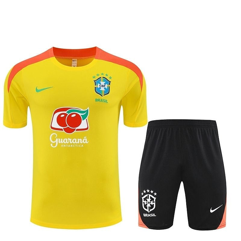 Maillot Brazil Yellow Pre-Match 25/26