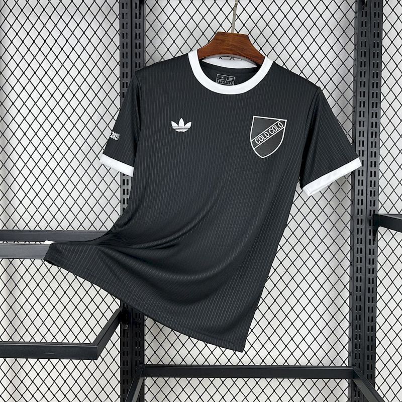 Maillot Colo Colo Anniversary Anniversaire Noir 100 ans Anniversaire Noir Édition spéciale 25/26