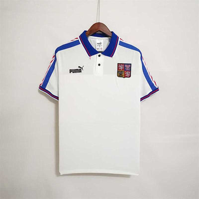 Maillot Tchéquie Republic Extérieur Rétro 1996