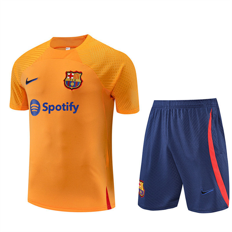 Ensemble FC Barcelone Jaune Prématch 22/23