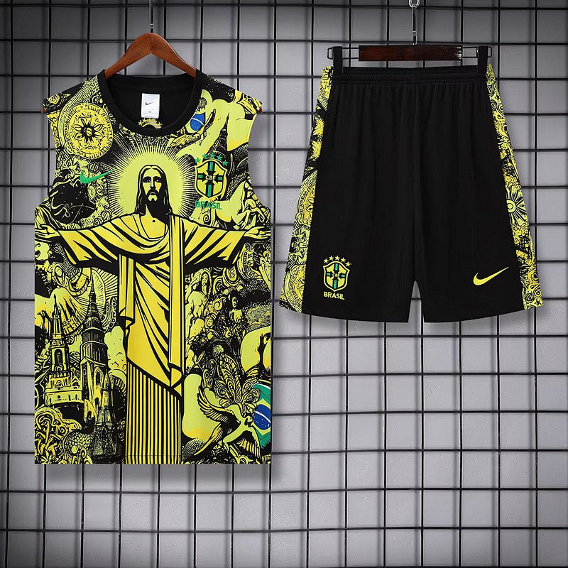 Débardeur Brazil Yellow Jesus 25/26