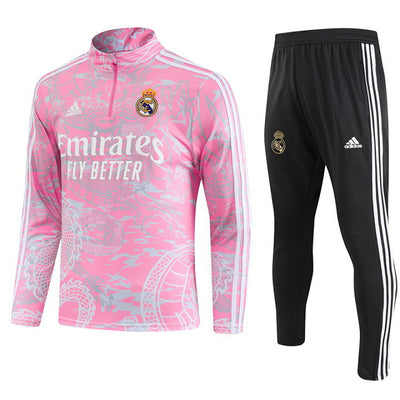 Survêtement Real Madrid Dragon Rose Édition spéciale Manches Longues 23/24