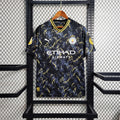Maillot Manchester City Noir Or 23/24