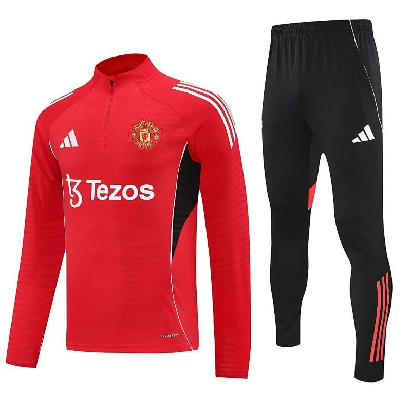 Survêtement Manchester United Rouge 25/26 (5)