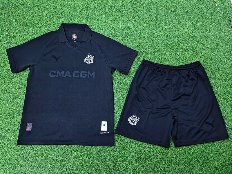 Maillot Marseille Noir Enfant 24/25