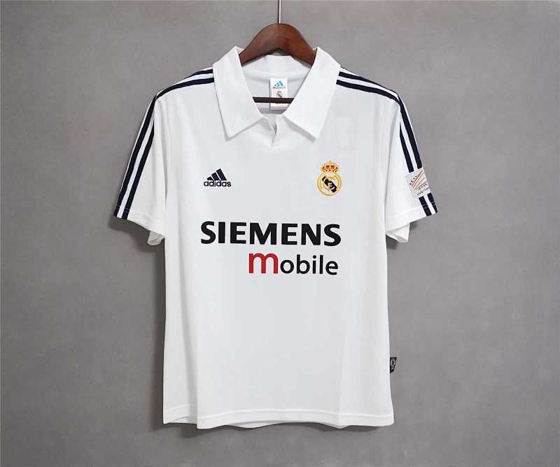 Maillot Real Madrid Domicile Rétro 2001/02