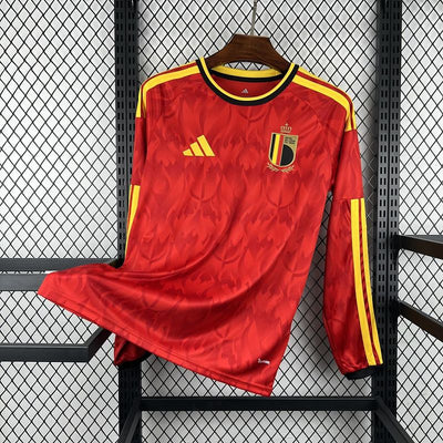 Maillot Belgique Domicile Manches Longues 2026
