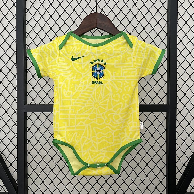 Ensemble Enfant Brazil Baby Uniform Domicile 25/26