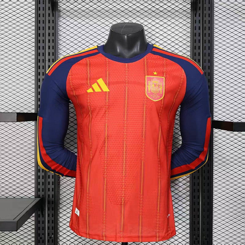 Maillot Spain T Domicile Manches Longues 25/26