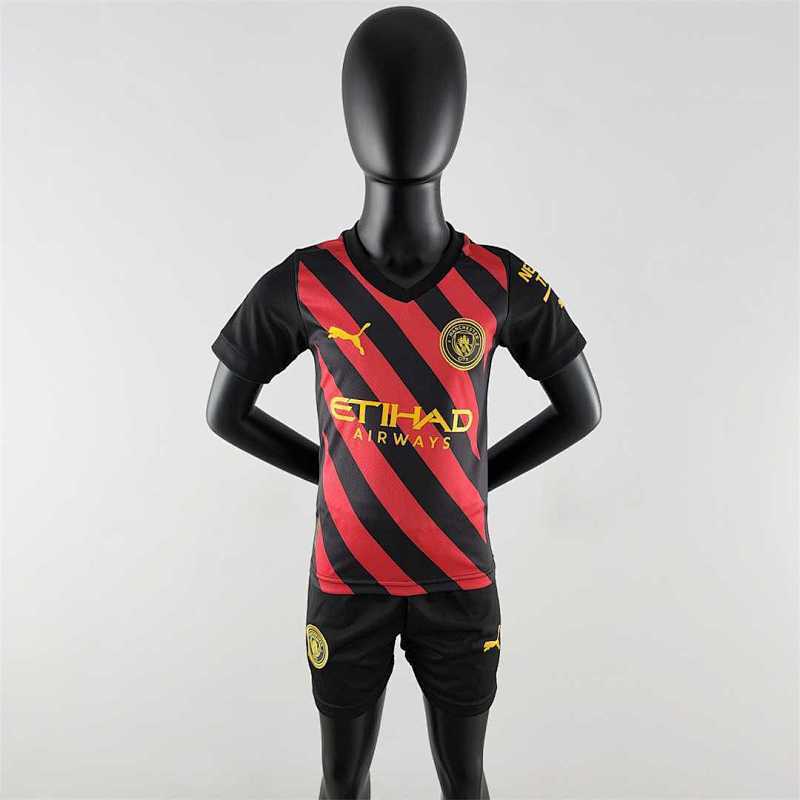 Ensemble Enfant Manchester City Extérieur 22/23