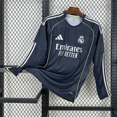 Maillot Real Madrid Extérieur Manches Longues 25/26