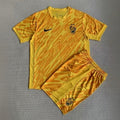 Ensemble Enfant France Yellow Adults Gardien 25/26
