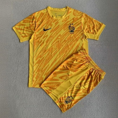 Ensemble Enfant France Yellow Adults Gardien 2024