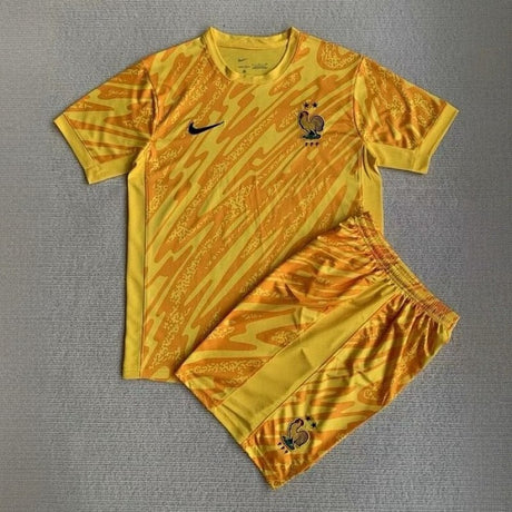 Ensemble Enfant France Yellow Adults Gardien 2024