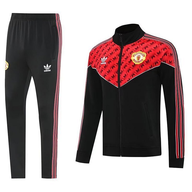 Survêtement Manchester United Rouge&Noir 25/26