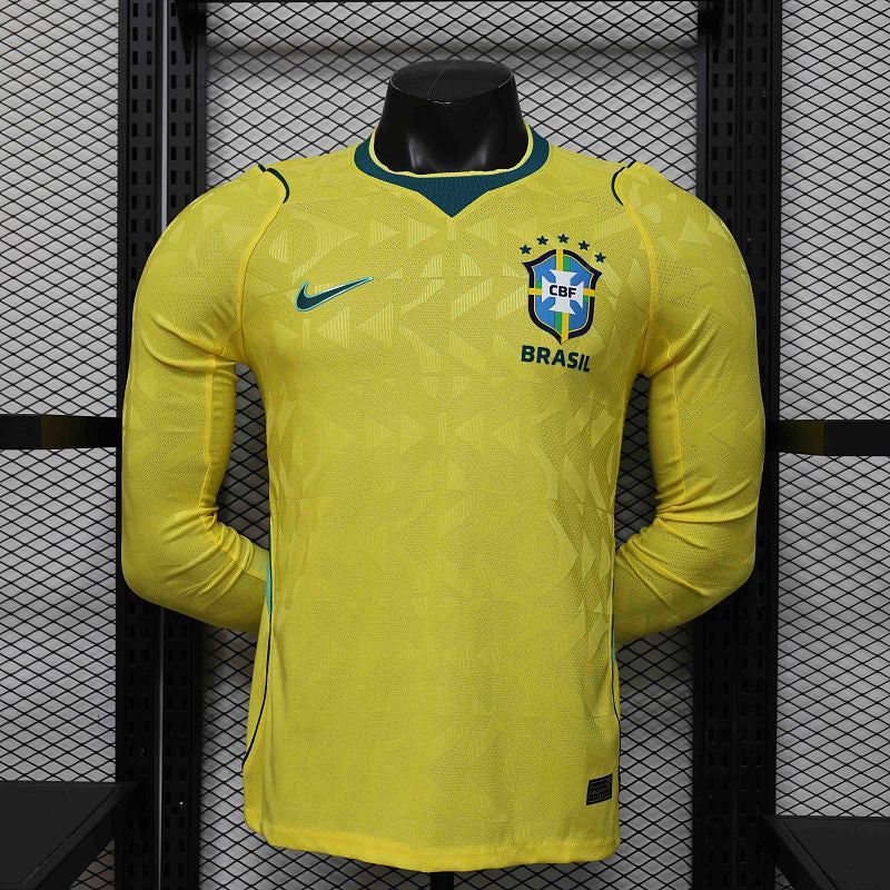 Camiseta Brasil Local Manga Larga Copa del Mundo 2026