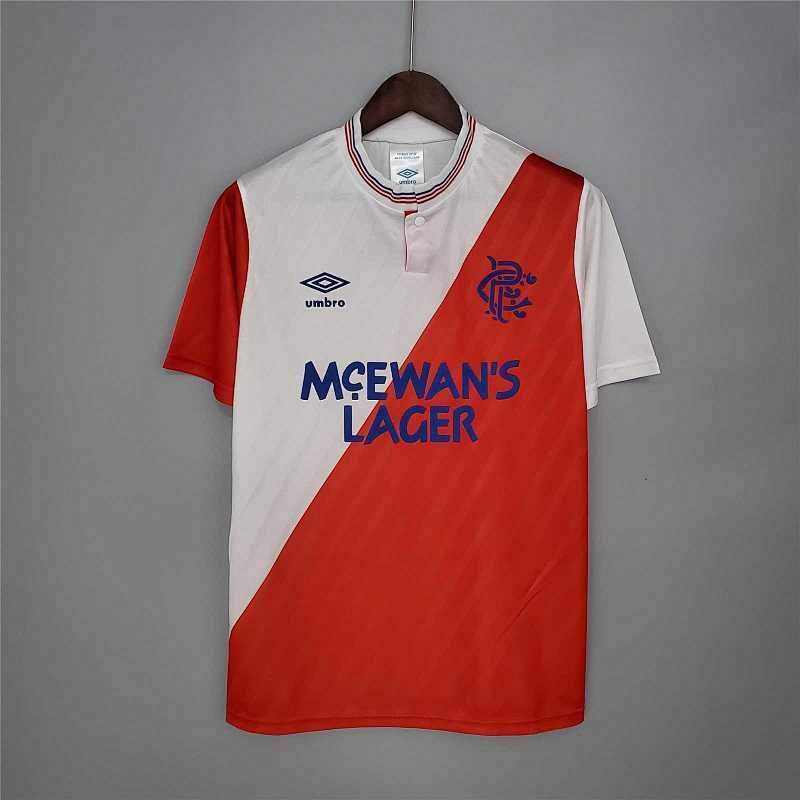 Maillot Rangers Extérieur 87/88