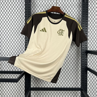 Maillot Flamengo Beige Prématch 25/26