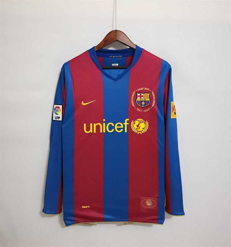 Maillot FC Barcelone Domicile Rétro 2007/08