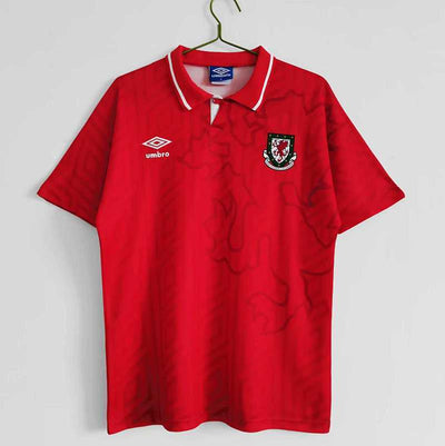 Camiseta Pays de Galles Local Retro 1992