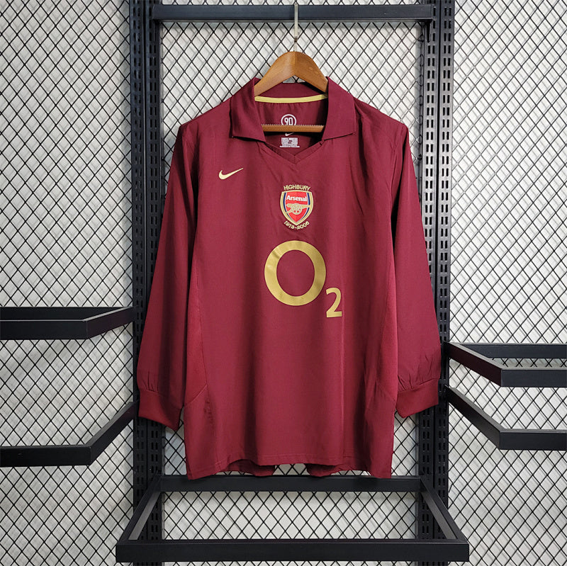 Maillot Arsenal Domicile Rétro 2005/06