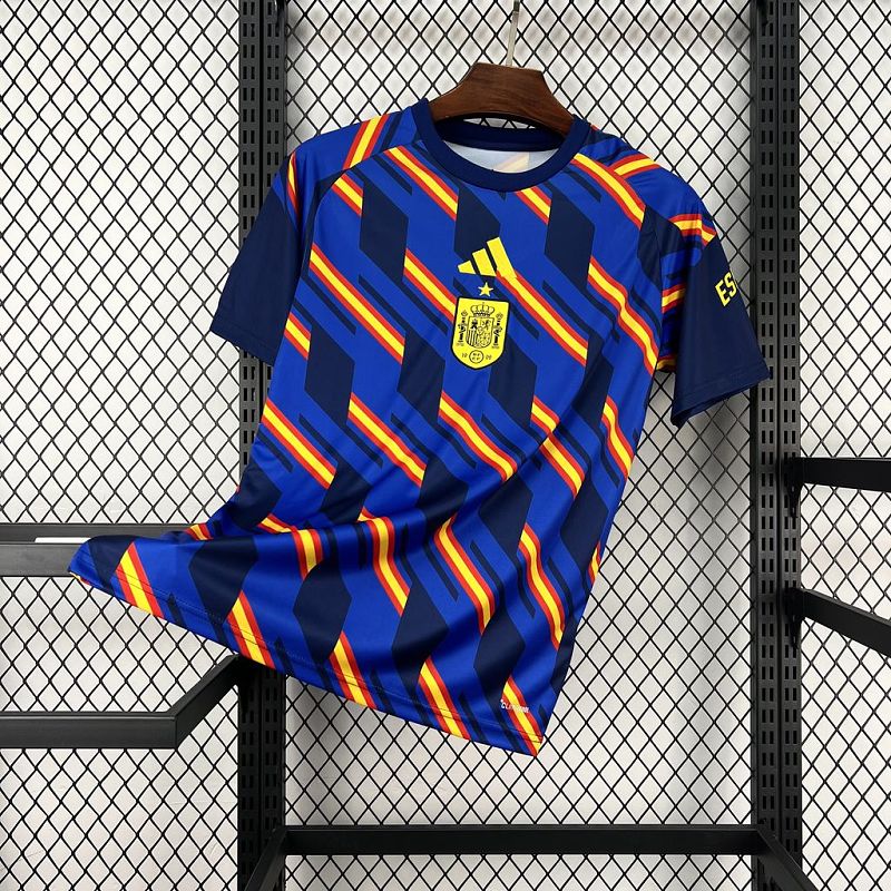 Maillot Spain Navy T Pre-Match 25/26