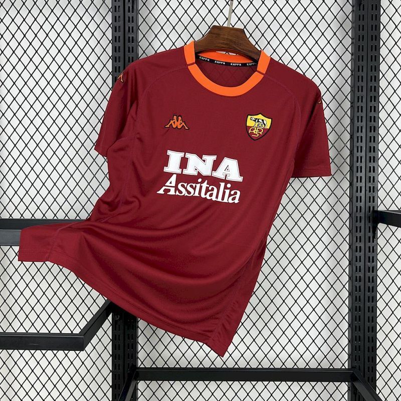 Maillot AS Roma Domicile Rétro 2000/01