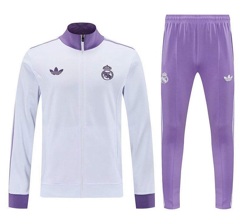 Survêtement Real Madrid Blanc&Violet 25/26