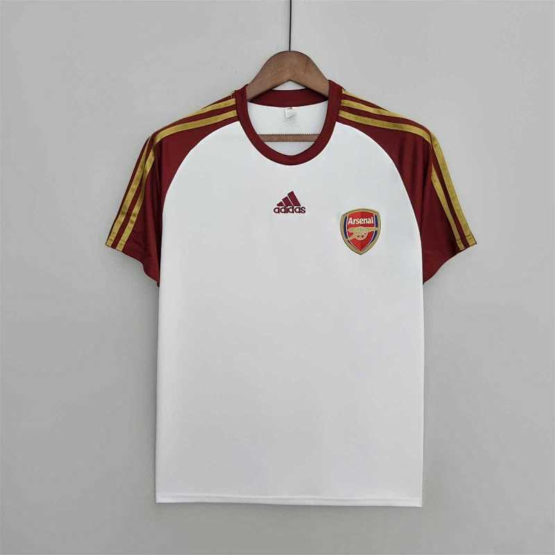 Maillot Arsenal Blanc Prématch 22/23
