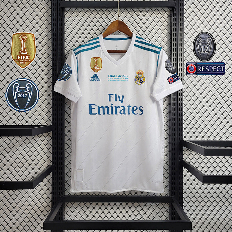 Maillot Real Madrid Domicile Rétro 2017/18