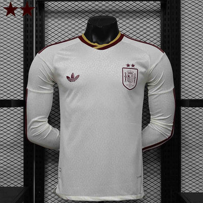 Maillot Espagne Extérieur 2 Étoiles Manches Longues 2026