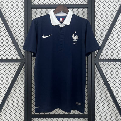 Maillot France Vintage Dropship Domicile Rétro 2014