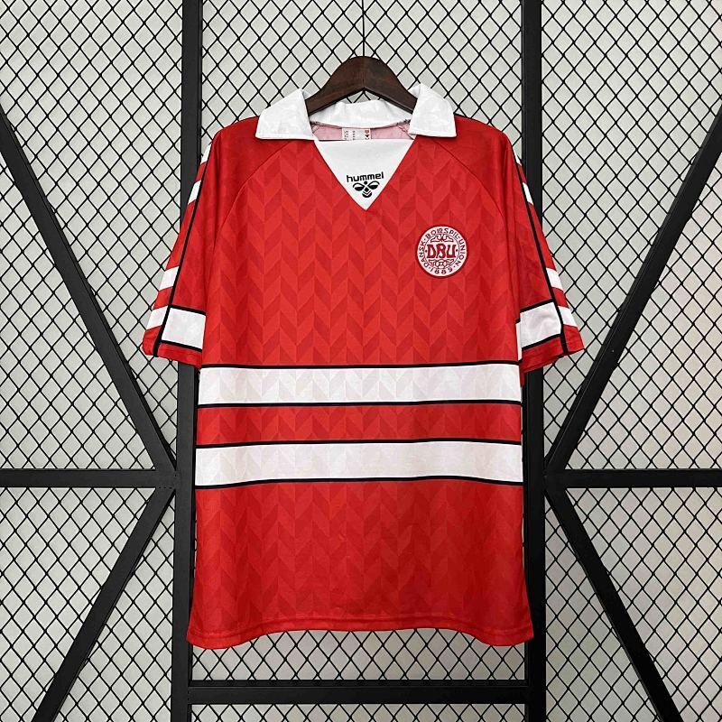 Maillot Denmark Uniform Dropshipping Domicile Rétro 25/26