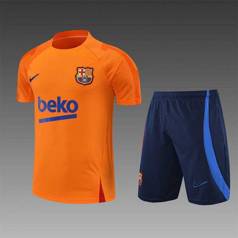 Ensemble FC Barcelone Orange Prématch 22/23