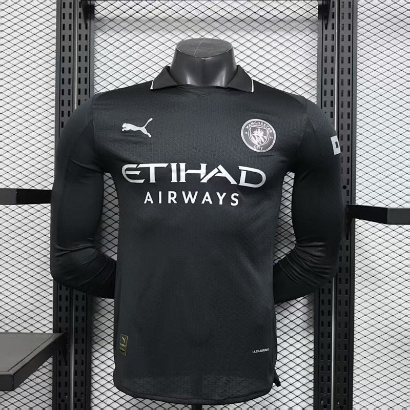 Maillot Manchester City Extérieur Manches Longues 25/26