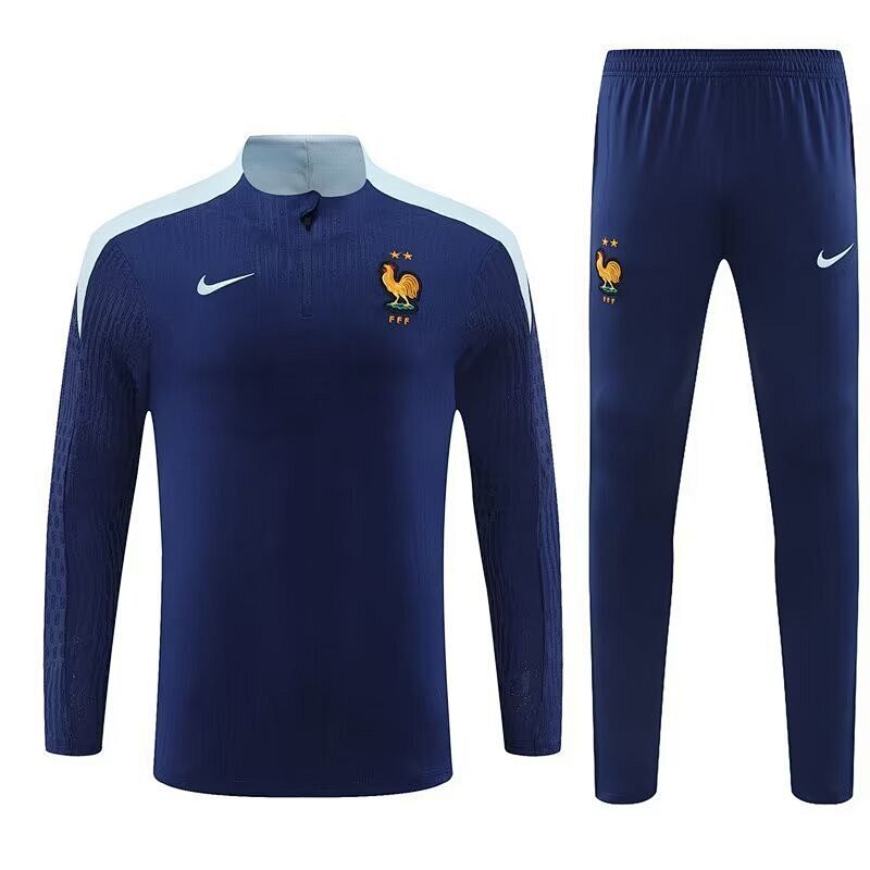 Maillot France Navy Manches Longues 25/26