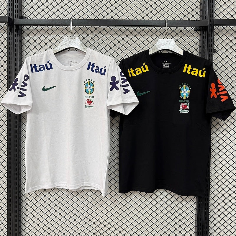 Maillot Brésil Noir Blanc 2026 (2)
