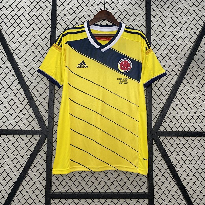 Maillot Colombia Vintage Domicile Rétro 2014