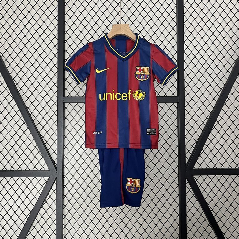 FC Barcelona Home Kids Kit 09/10