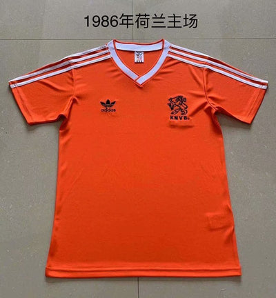 Maillot Pays-Bas Domicile Rétro 1986