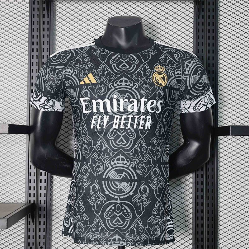 Maillot Real Madrid Concept Noir Player Version 23/24
