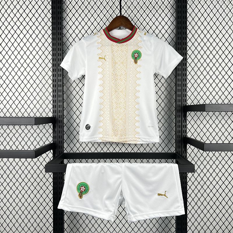Maillot Maroc Extérieur Enfant Coupe du Monde 2026