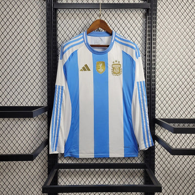 Maillot Argentine Domicile Manches Longues 2024